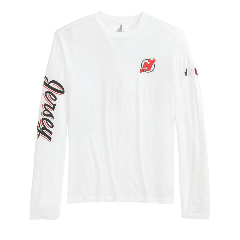 New Jersey Devils johnnie-O Adam Long Sleeve T-Shirt - White | US 202116645