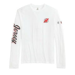 New Jersey Devils johnnie-O Adam Long Sleeve T-Shirt - White | US 202116645
