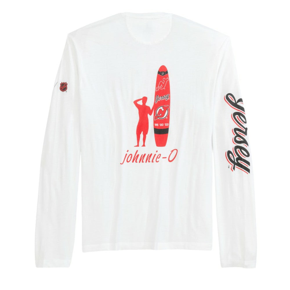 New Jersey Devils johnnie-O Adam Long Sleeve T-Shirt - White | US 202116645
