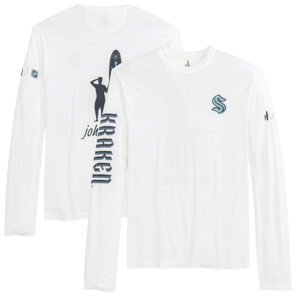 Seattle Kraken johnnie-O Adam Long Sleeve T-Shirt - White | US 202116647