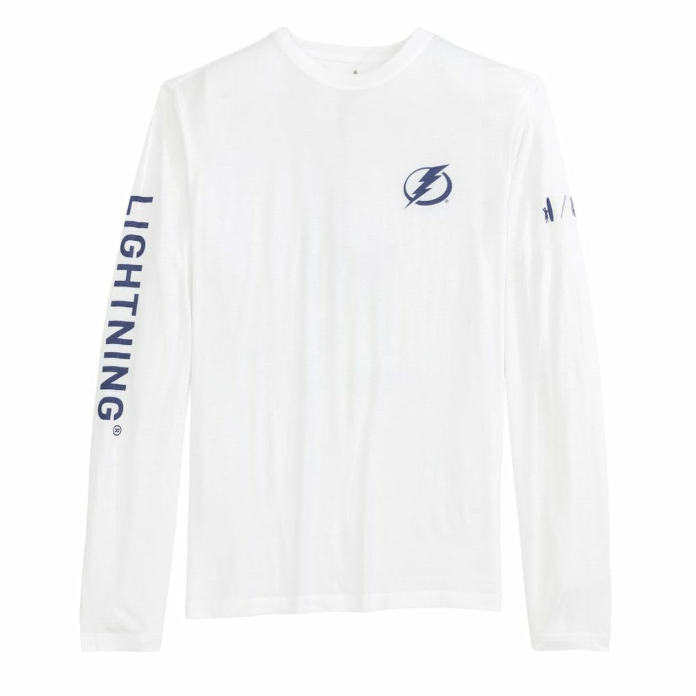 Tampa Bay Lightning johnnie-O Adam Long Sleeve T-Shirt - White | US 202116648