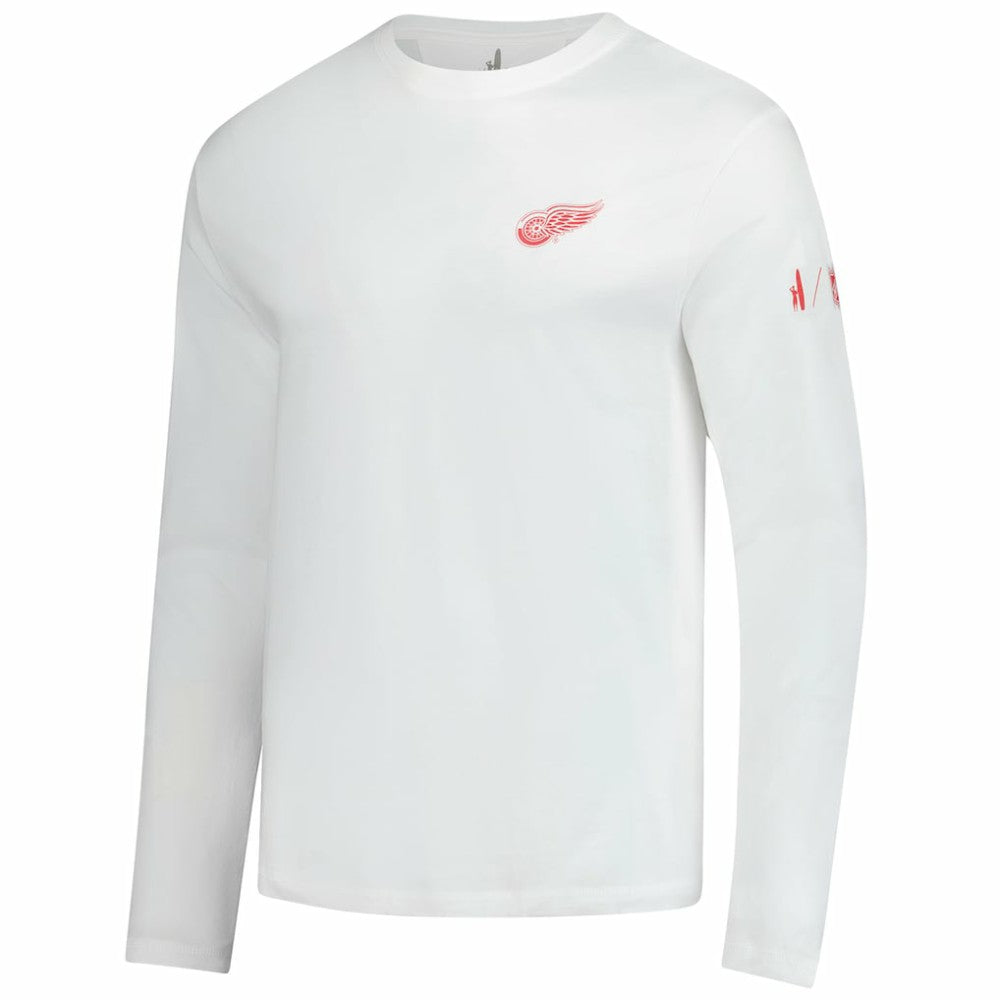 Detroit Red Wings johnnie-O Adam Long Sleeve T-Shirt - White | US 202116651
