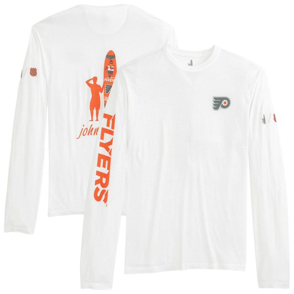Philadelphia Flyers johnnie-O Adam Long Sleeve T-Shirt - White | US 202116652