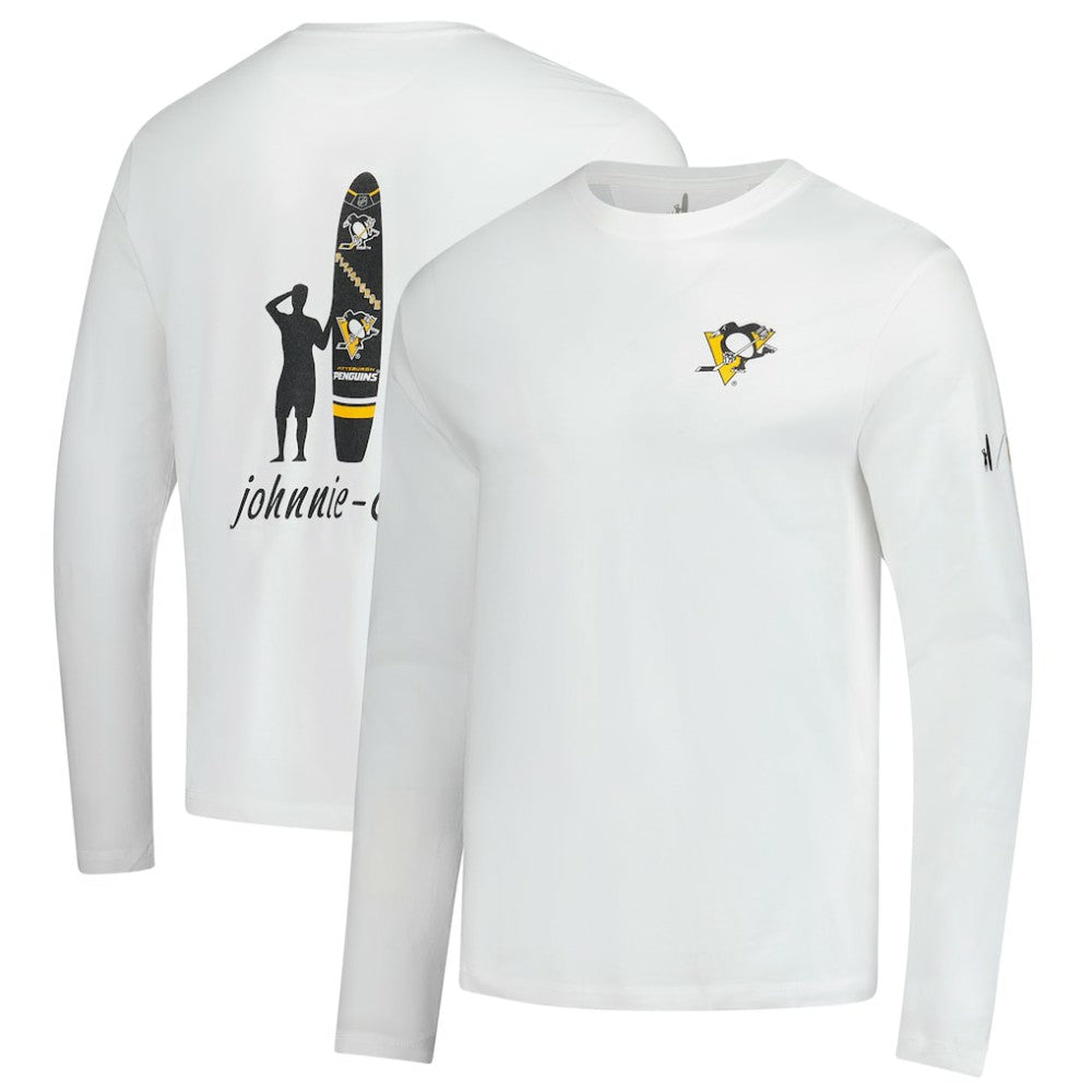 Pittsburgh Penguins johnnie-O Adam Long Sleeve T-Shirt - White | US 202116655