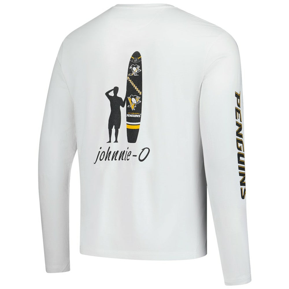 Pittsburgh Penguins johnnie-O Adam Long Sleeve T-Shirt - White | US 202116655