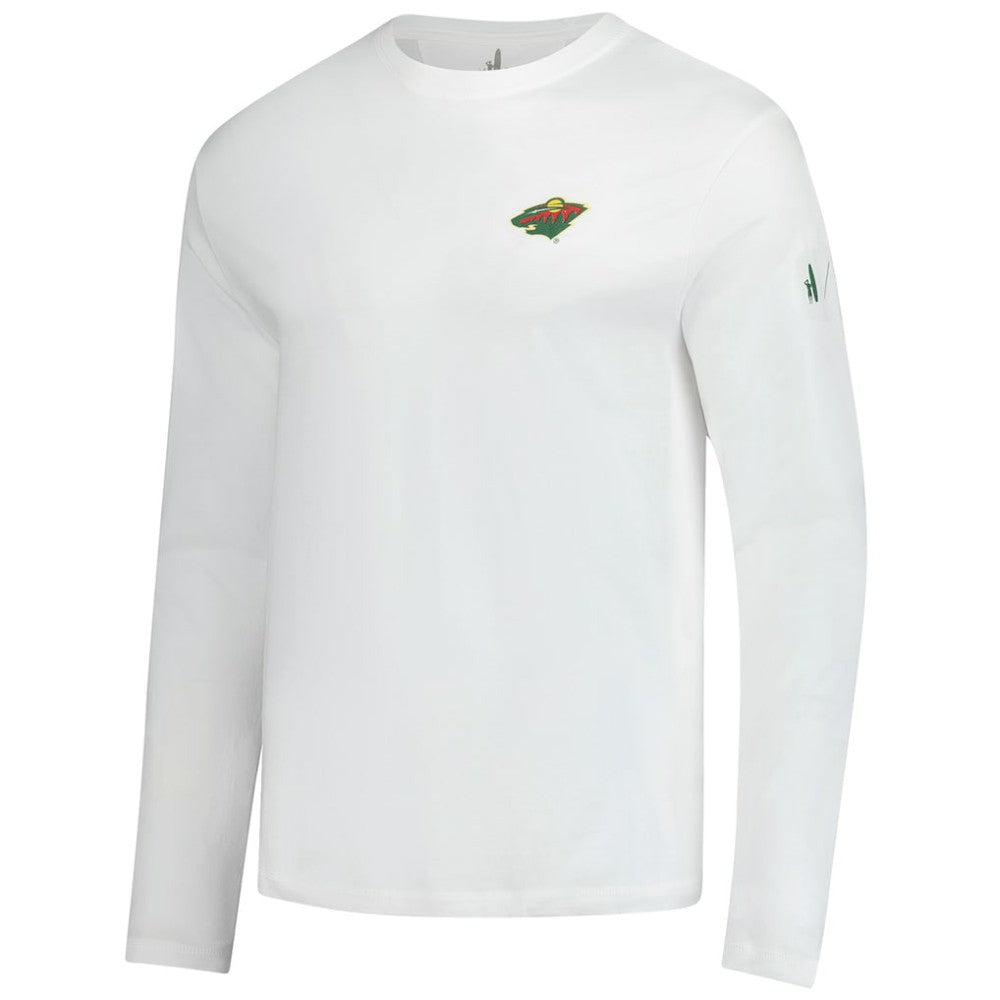 Minnesota Wild johnnie-O Adam Long Sleeve T-Shirt - White | US 202116657