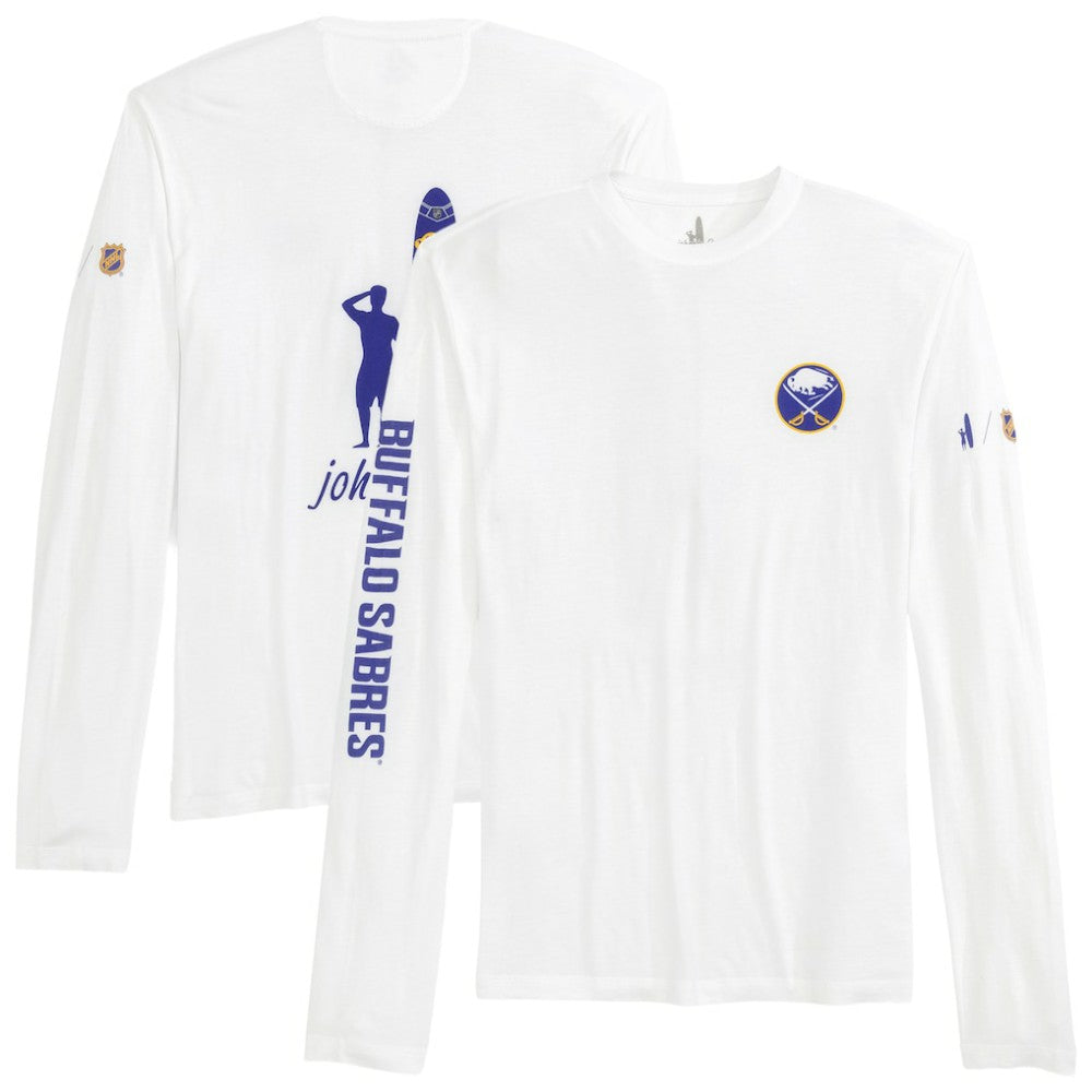 Buffalo Sabres johnnie-O Adam Long Sleeve T-Shirt - White | US 202116658