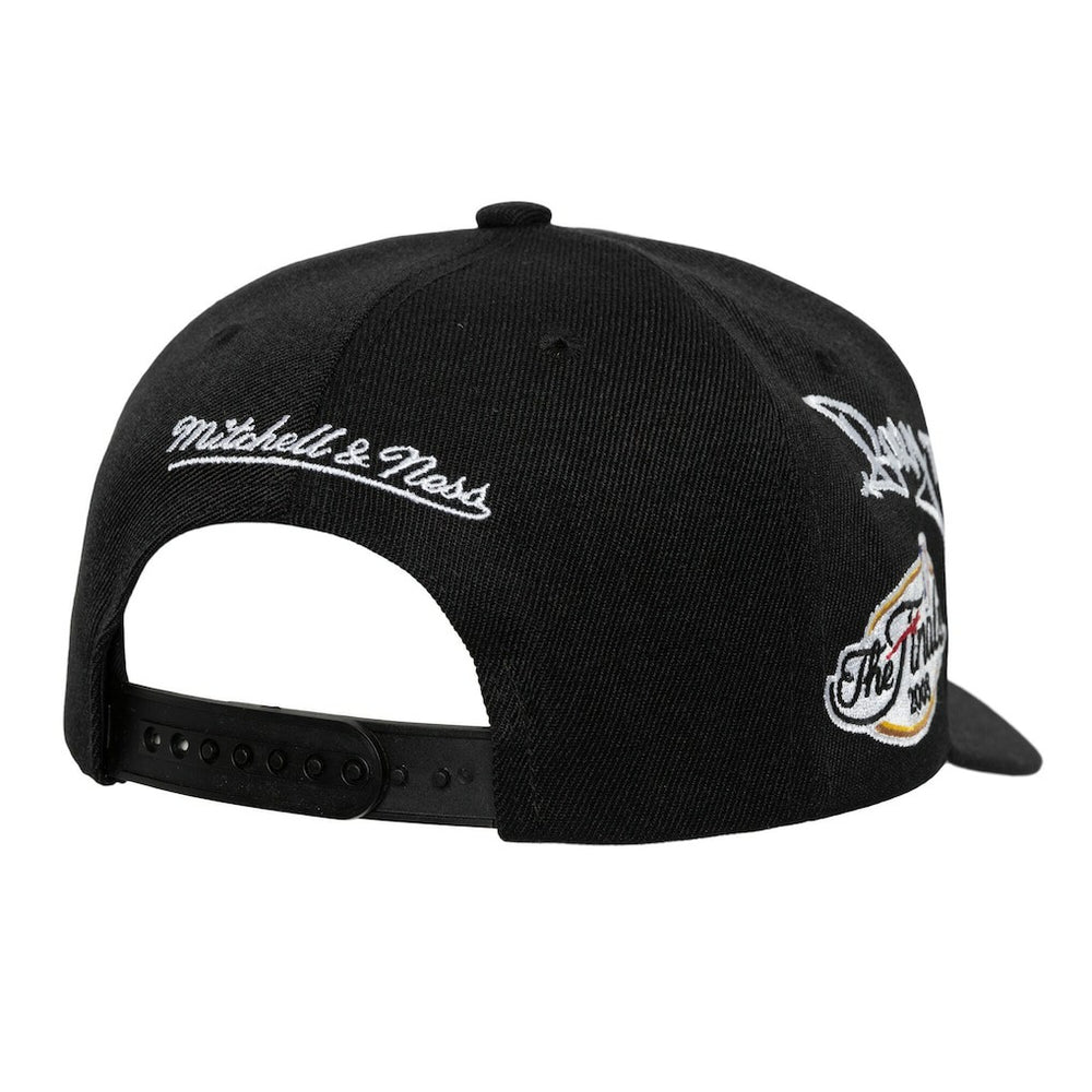 Boston Celtics 2008 NBA Finals Born To Win Pro Crown Adjustable Hat Black - Mitchell & Ness