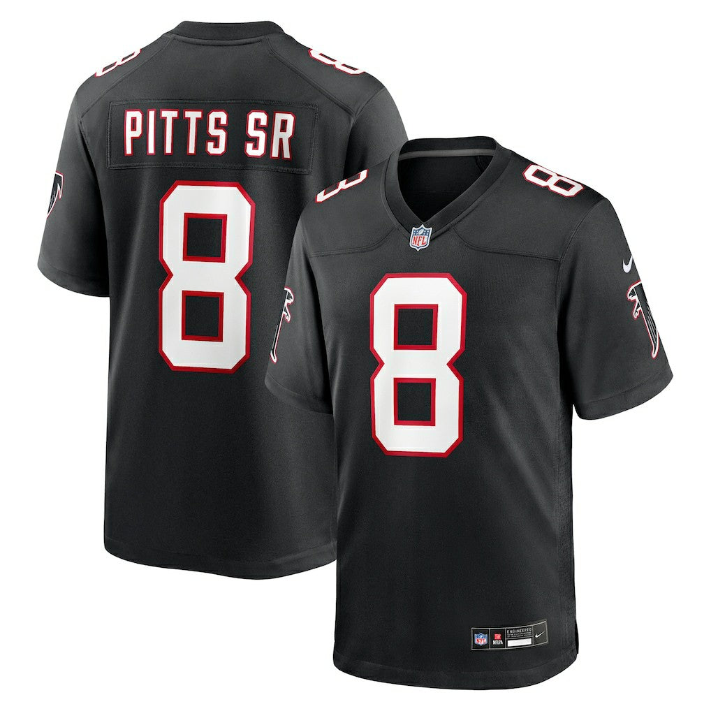 Kyle Pitts Sr. Atlanta Falcons Alternate Game Jersey - Black Jerseys