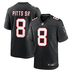 Kyle Pitts Sr. Atlanta Falcons Alternate Game Jersey - Black Jerseys
