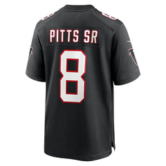 Kyle Pitts Sr. Atlanta Falcons Alternate Game Jersey - Black Jerseys
