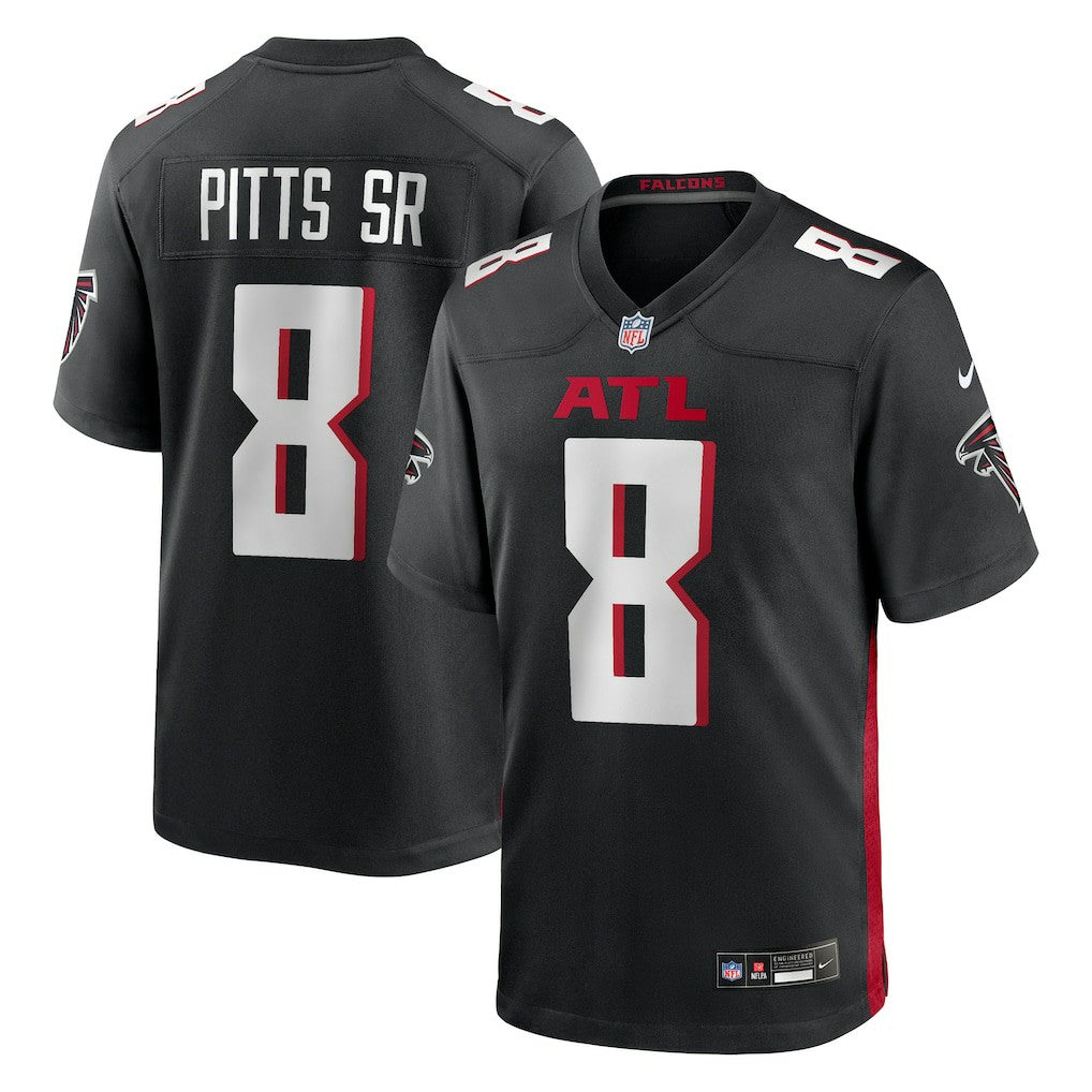 Kyle Pitts Sr. Atlanta Falcons Team Game Jersey - Black Jerseys