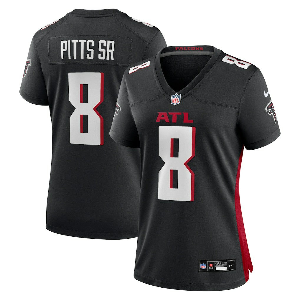 Kyle Pitts Sr. Atlanta Falcons Women's Game Jersey - Black Jerseys
