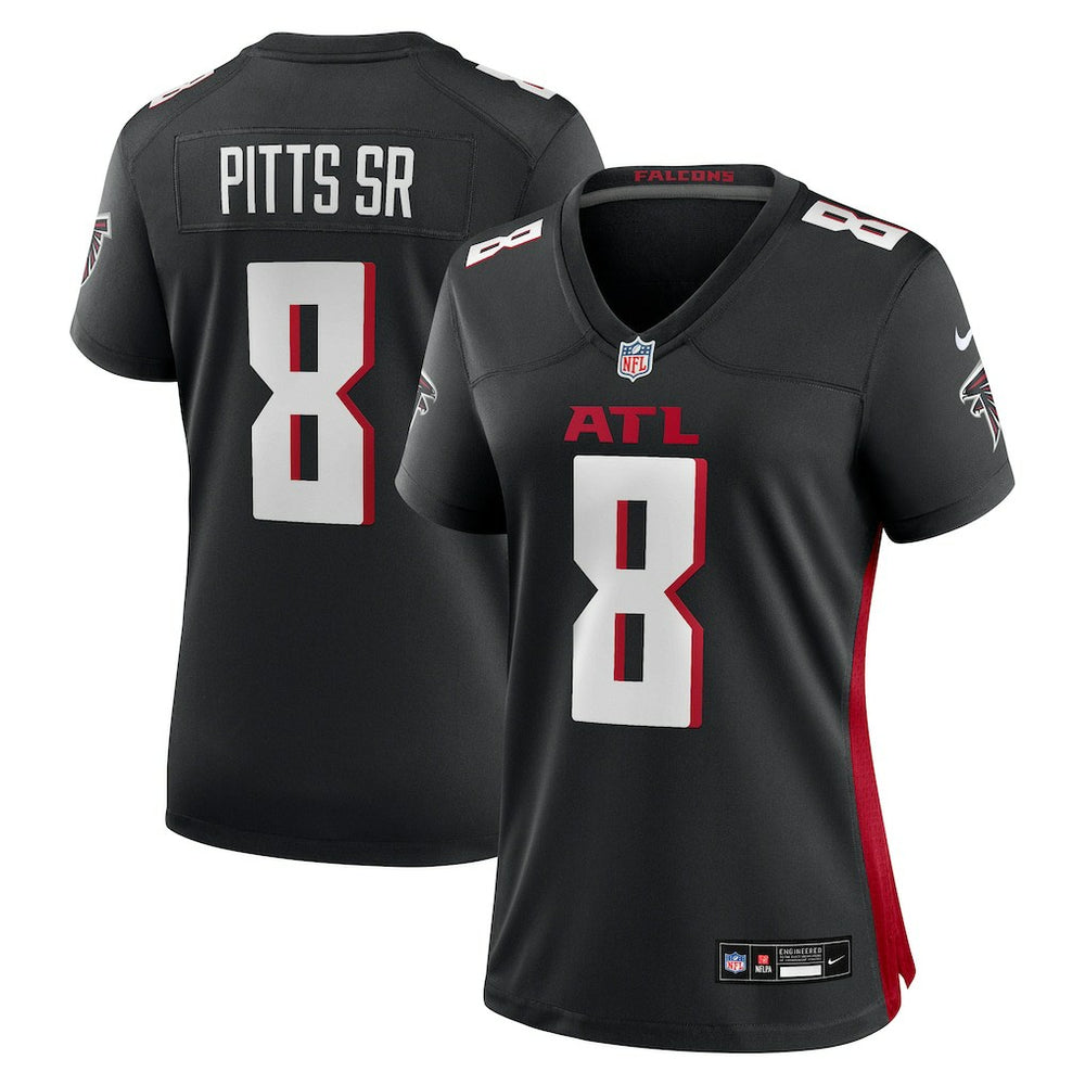 Kyle Pitts Sr. Atlanta Falcons Women's Game Jersey - Black Jerseys