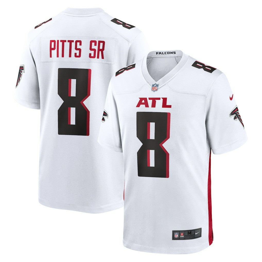 Kyle Pitts Sr. Atlanta Falcons White Game Jersey - White Jerseys