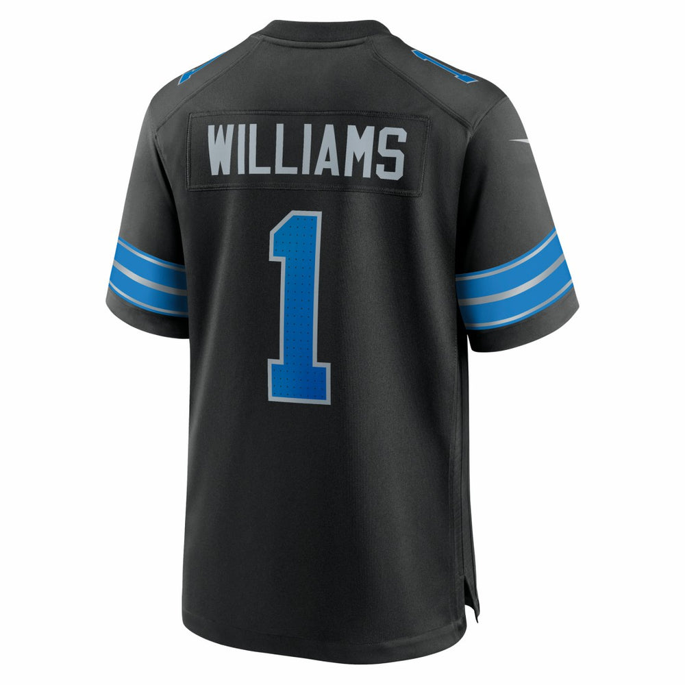 Jameson Williams Detroit Lions Alternate Game Player Jersey - Black Jerseys