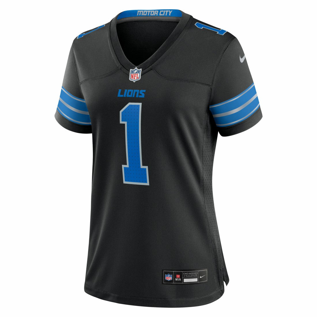 Jameson Williams Detroit Lions Women's 2nd Alternate Game Player Jersey - Black Jerseys