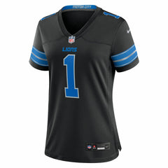 Jameson Williams Detroit Lions Women's 2nd Alternate Game Player Jersey - Black Jerseys