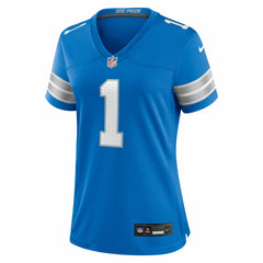 Jameson Williams Detroit Lions Women's Game Player Jersey - Blue Jerseys
