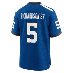 Anthony Richardson Sr. Indianapolis Colts Alternate Indiana Nights Game Jersey - Royal Jerseys