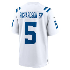Anthony Richardson Sr. Indianapolis Colts Game Jersey - White Jerseys