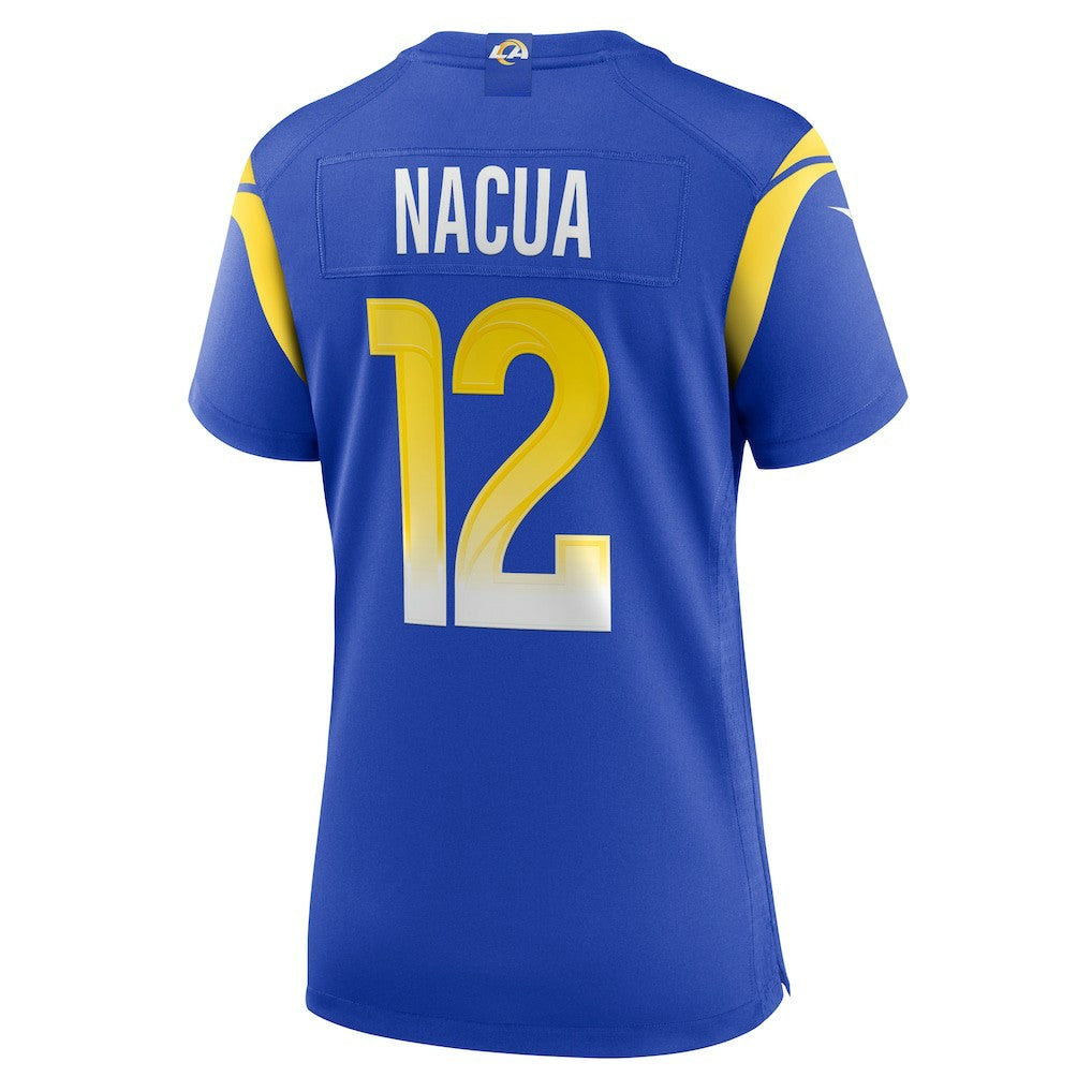 Puka Nacua Los Angeles Rams Women's Game Player Jersey - Royal Jerseys