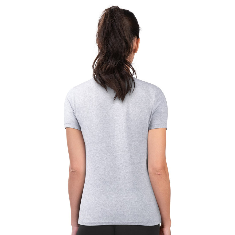 Houston Texans G-III 4Her by Carl Banks Women's Super-Slim Fit Lightweight Subtle Football T-Shirt - Heather Gray T-shirts