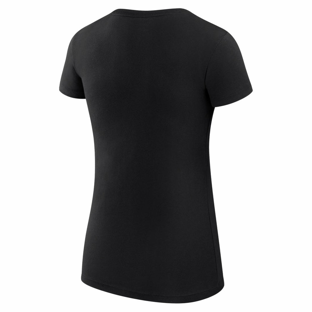 Tampa Bay Buccaneers G-III 4Her by Carl Banks Women's Super-Slim Fit Lightweight Subtle Football T-Shirt - Black T-shirts