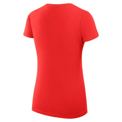 Kansas City Chiefs G-III 4Her by Carl Banks Women's Super-Slim Fit Lightweight Subtle Football V-Neck T-Shirt - Red T-shirts