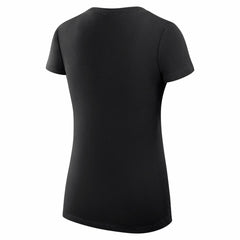 Tampa Bay Buccaneers G-III 4Her by Carl Banks Women's Super-Slim Fit Lightweight Subtle Football V-Neck T-Shirt - Black T-shirts