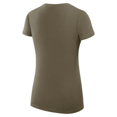 New York Jets G-III 4Her by Carl Banks Women's Super-Slim Fit Lightweight Subtle Football V-Neck T-Shirt - Olive T-shirts
