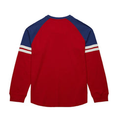 New York Rangers Mitchell & Ness Thermal Henley Long Sleeve T-Shirt - Red | US 202122428