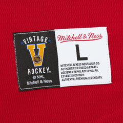 New York Rangers Mitchell & Ness Thermal Henley Long Sleeve T-Shirt - Red | US 202122428