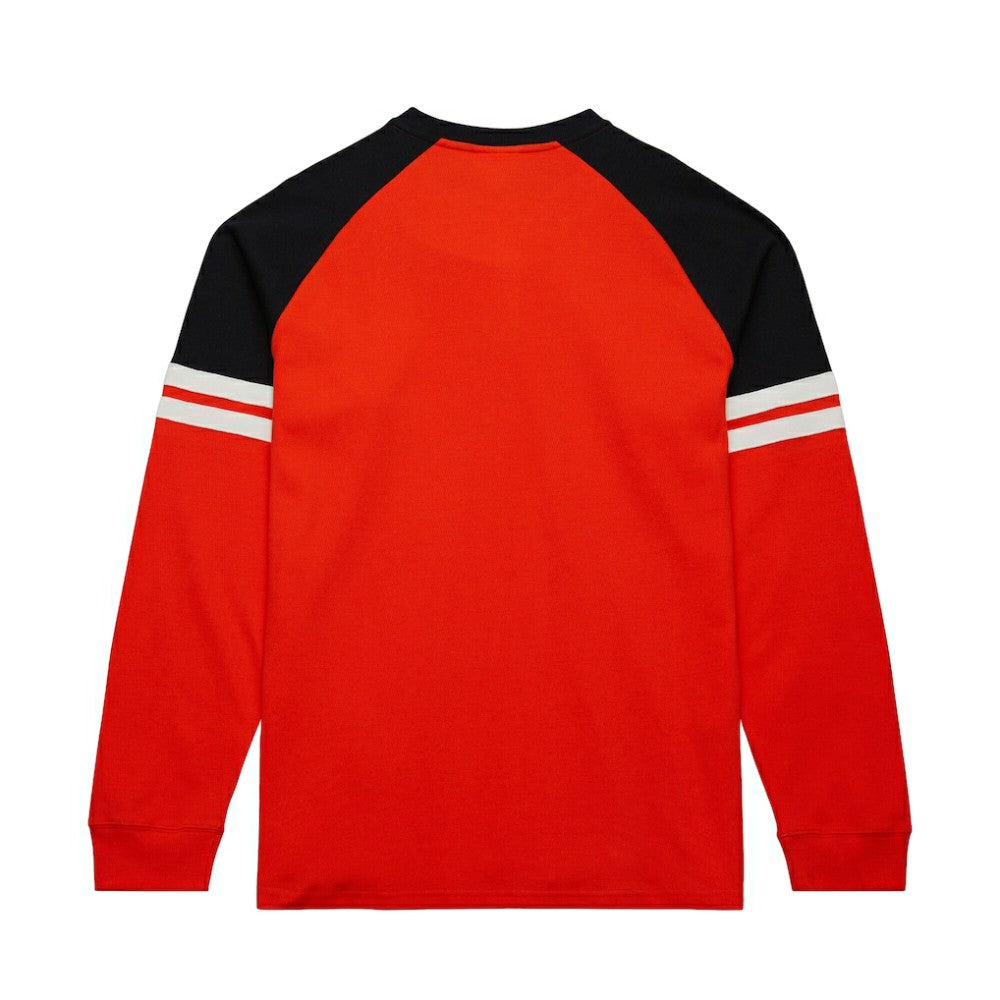 Philadelphia Flyers Mitchell & Ness Thermal Henley Long Sleeve T-Shirt - Orange | US 202122430