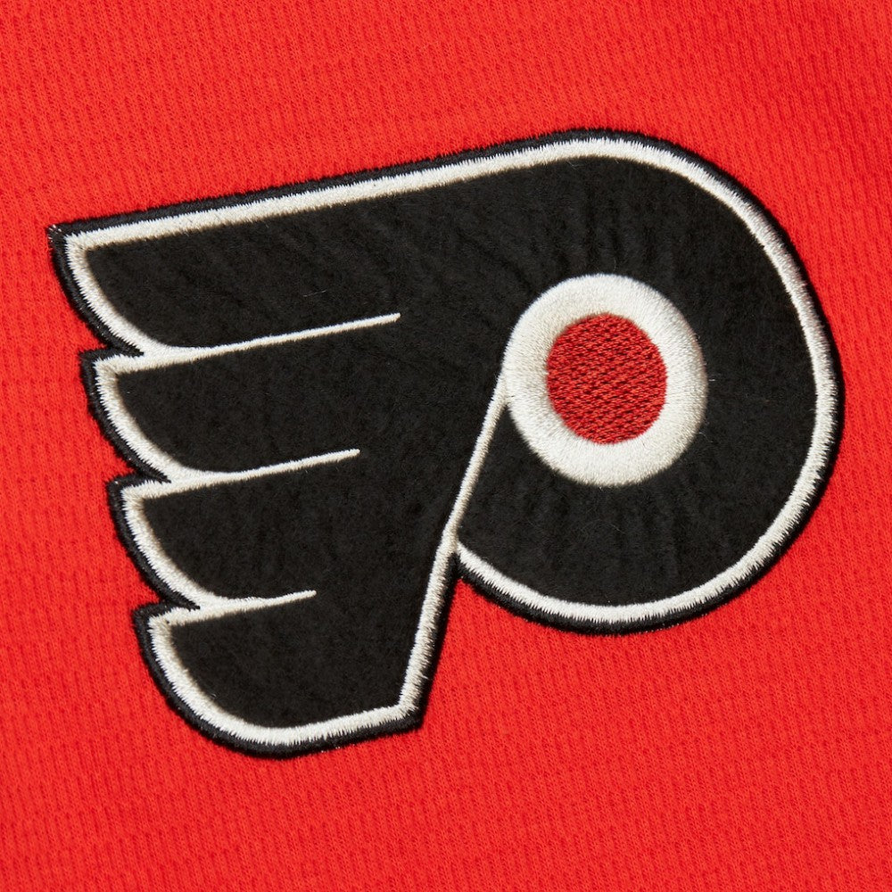 Philadelphia Flyers Mitchell & Ness Thermal Henley Long Sleeve T-Shirt - Orange | US 202122430