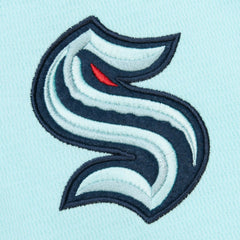 Seattle Kraken Mitchell & Ness Thermal Henley Long Sleeve T-Shirt - Light Blue | US 202122431