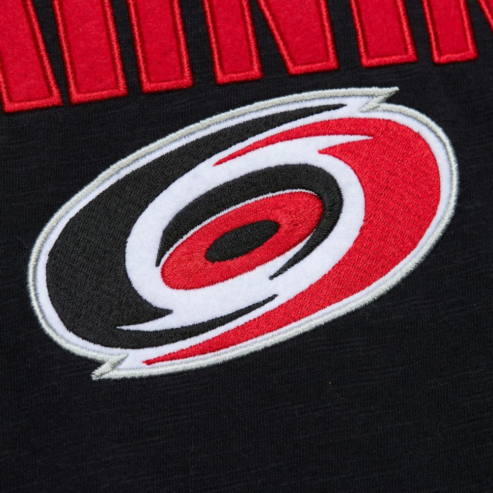 Carolina Hurricanes Mitchell & Ness Legendary Slub Raglan Long Sleeve T-Shirt - Black/Red | US 202122438