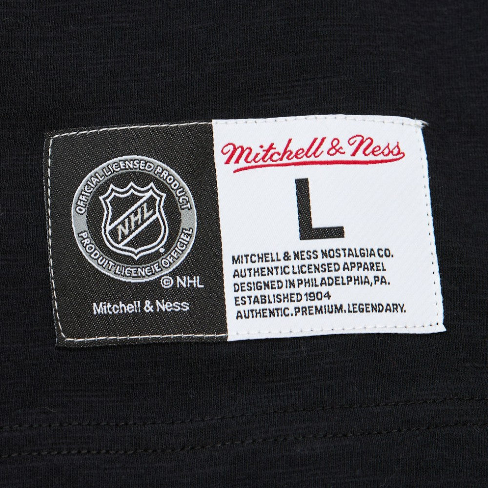 Carolina Hurricanes Mitchell & Ness Legendary Slub Raglan Long Sleeve T-Shirt - Black/Red | US 202122438