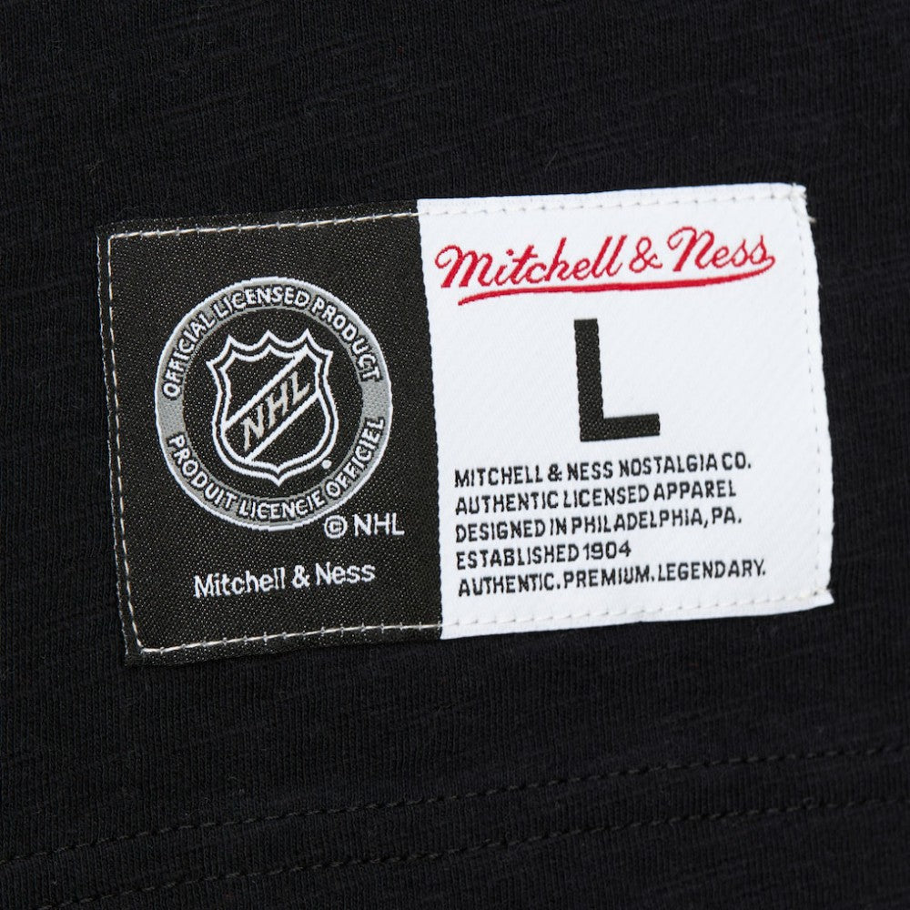 New Jersey Devils Mitchell & Ness Legendary Slub Raglan Long Sleeve T-Shirt - Black/Red | US 202122439