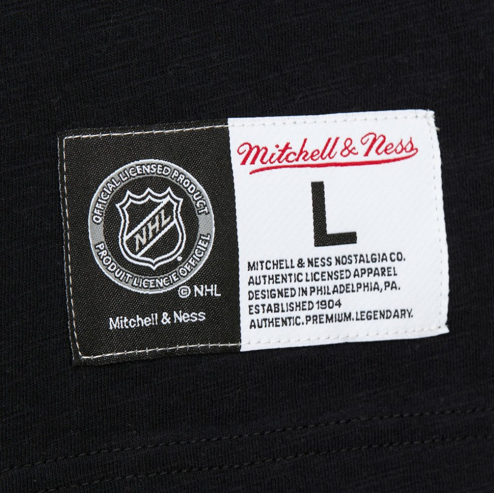 San Jose Sharks Mitchell & Ness Legendary Slub Raglan Long Sleeve T-Shirt - Black/Teal | US 202122440