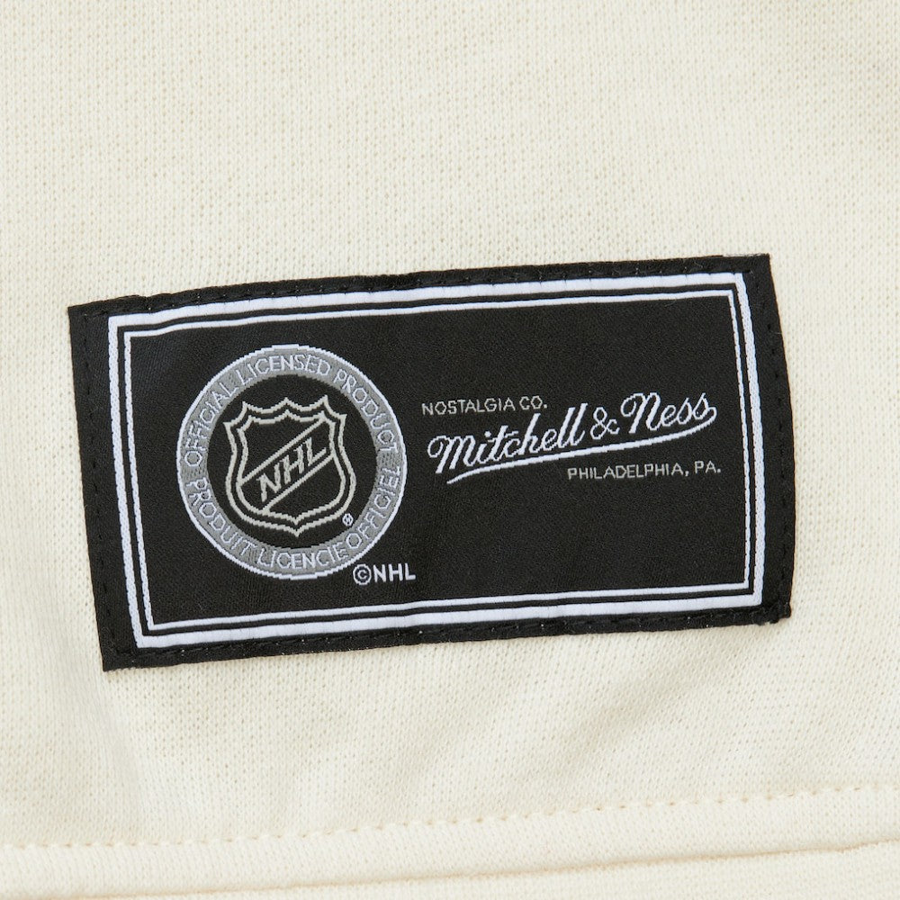 Pittsburgh Penguins Mitchell & Ness Women's Logo 3.0 Pullover Sweatshirt - Cream | US 202122452