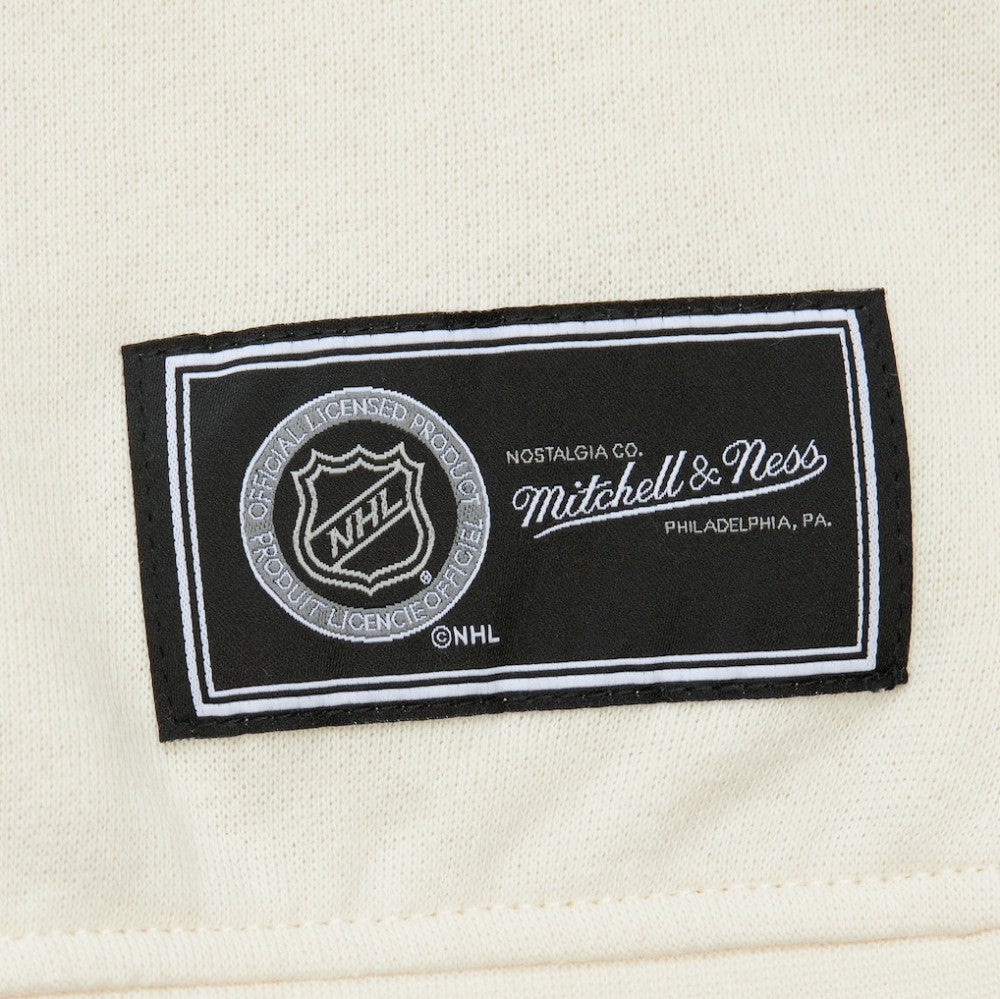 Chicago Blackhawks Mitchell & Ness Women's Logo 3.0 Pullover Sweatshirt - Cream | US 202122453