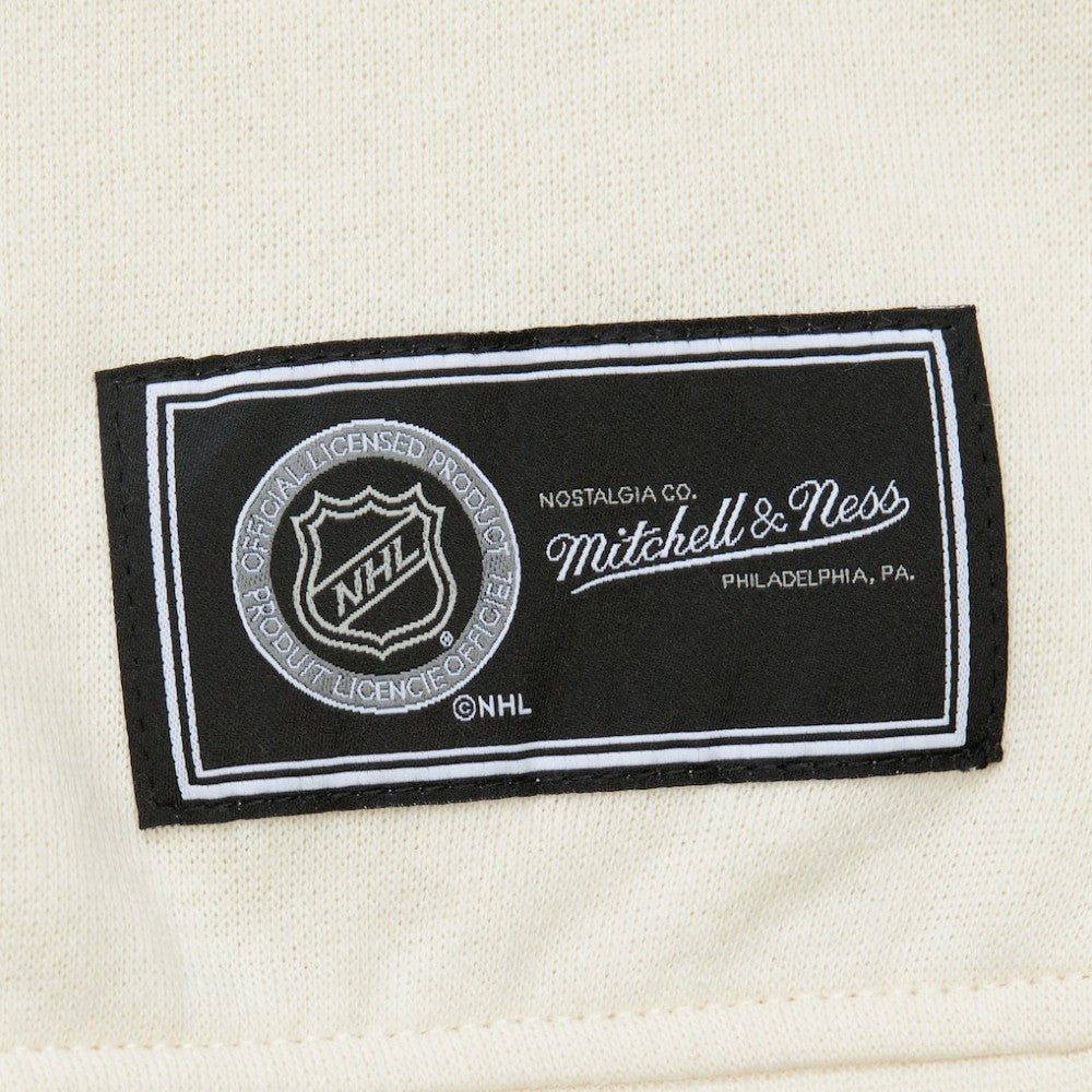 New York Rangers Mitchell & Ness Women's Logo 3.0 Pullover Sweatshirt - Cream | US 202122455