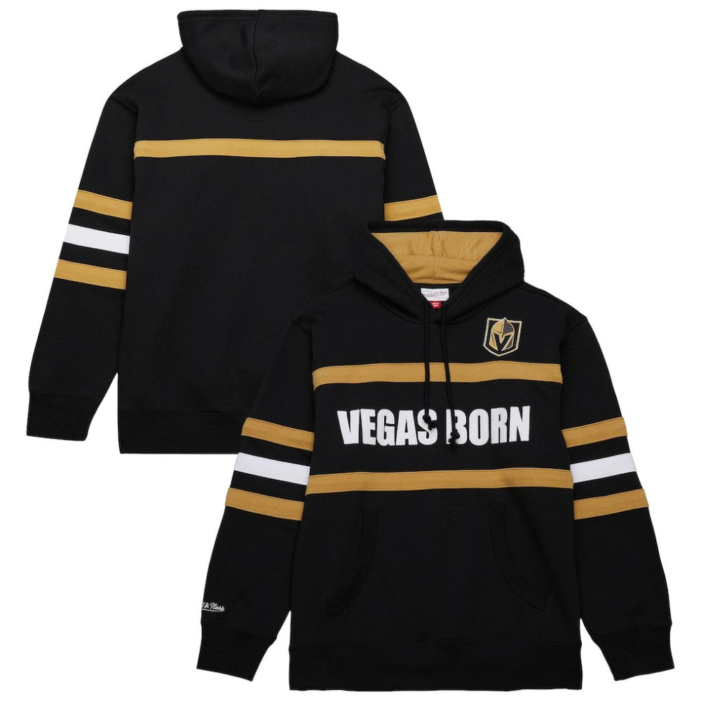 Vegas Golden Knights Mitchell & Ness Head Coach Slogan Pullover Hoodie - Black | US 202122462