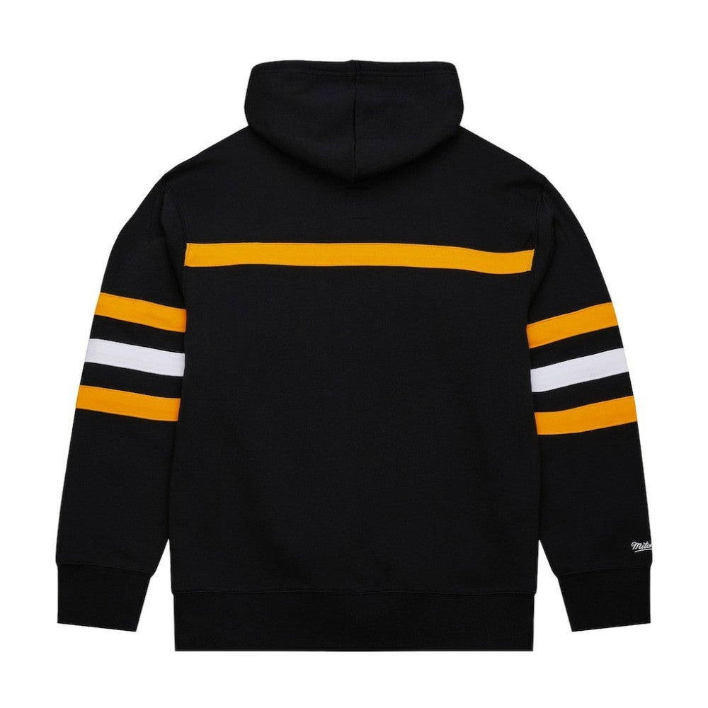 Boston Bruins Mitchell & Ness Head Coach Slogan Pullover Hoodie - Black | US 202122463