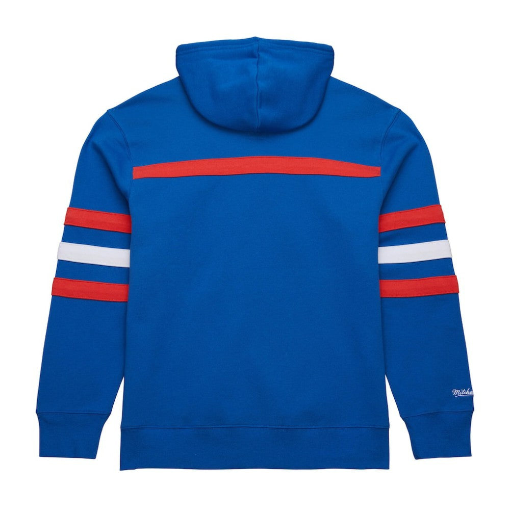 New York Rangers Mitchell & Ness Head Coach Slogan Pullover Hoodie - Blue | US 202122464