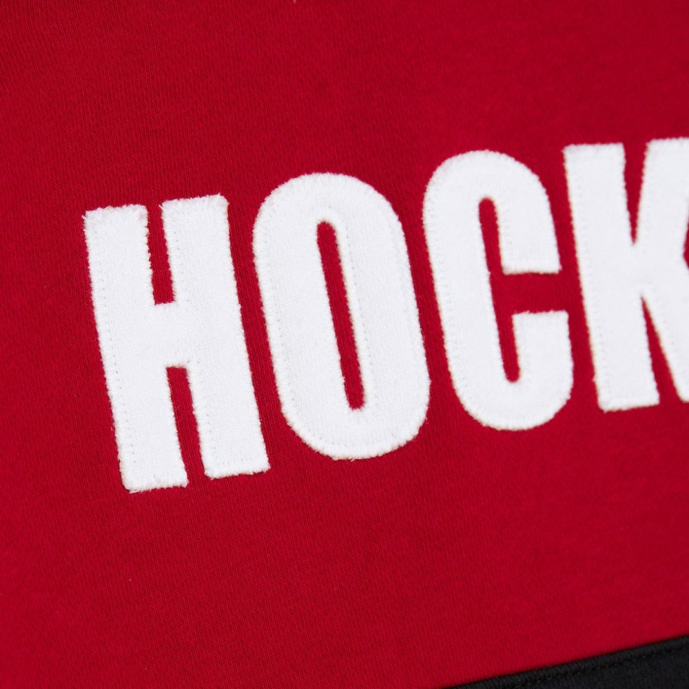 Detroit Red Wings Mitchell & Ness Head Coach Slogan Pullover Hoodie - Red | US 202122465