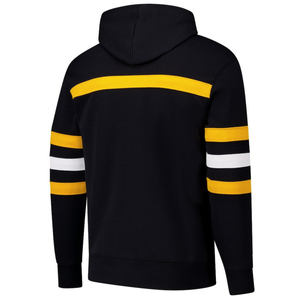 Pittsburgh Penguins Mitchell & Ness Head Coach Slogan Pullover Hoodie - Black | US 202122466