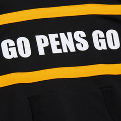 Pittsburgh Penguins Mitchell & Ness Head Coach Slogan Pullover Hoodie - Black | US 202122466