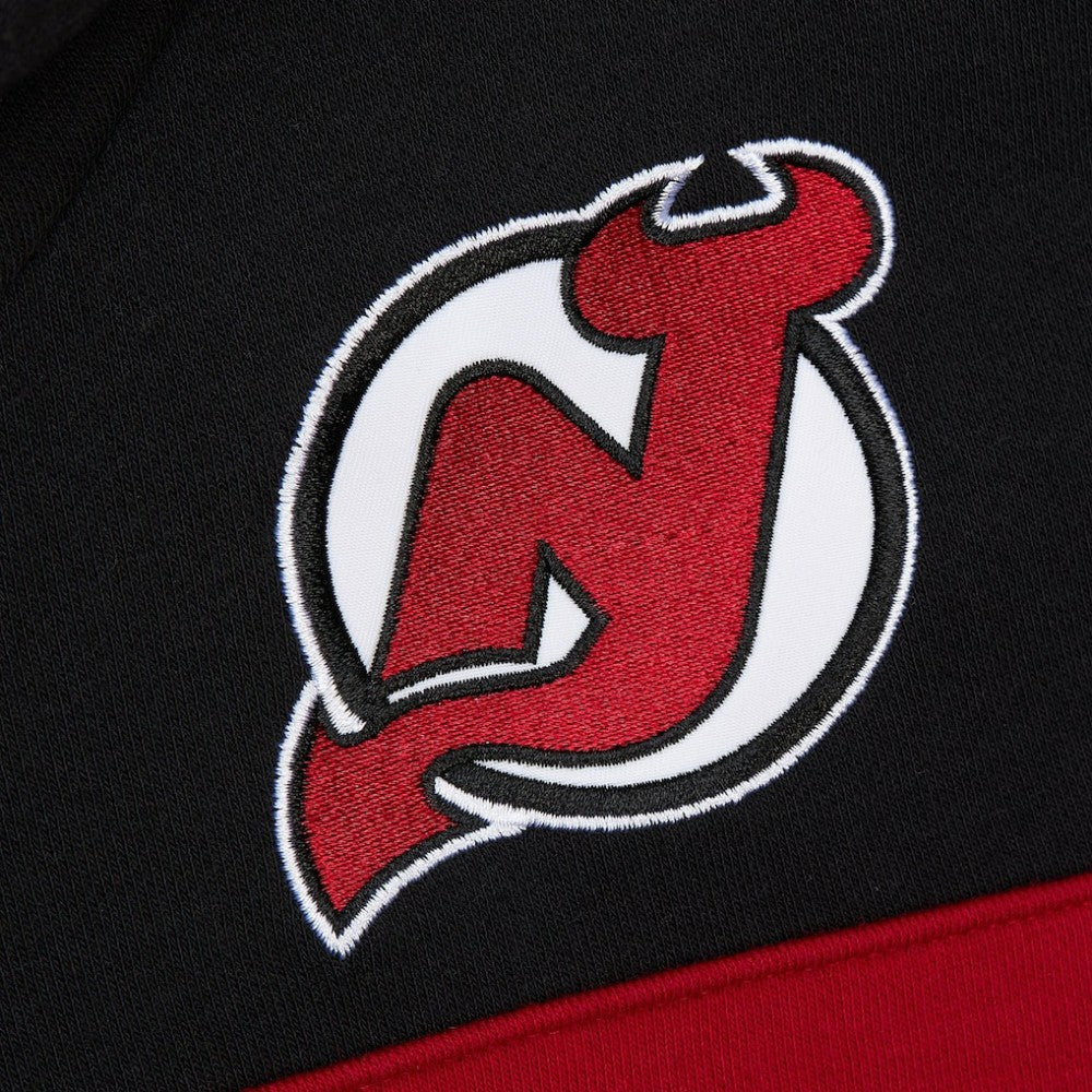 New Jersey Devils Mitchell & Ness Head Coach Slogan Pullover Hoodie - Black | US 202122470
